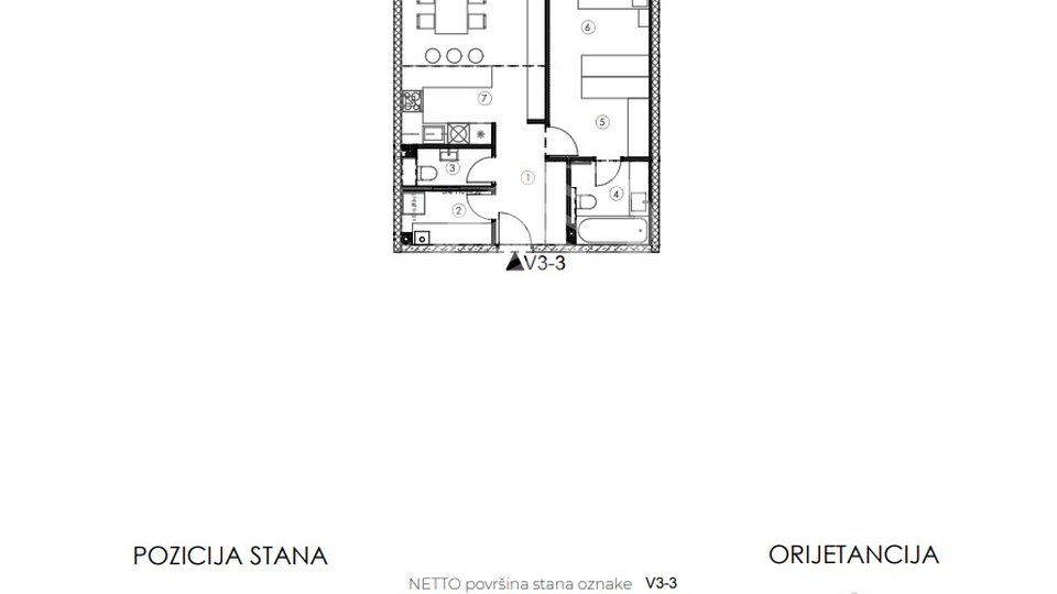 Appartamento, 75 m2, Vendita, Varaždin - Centar