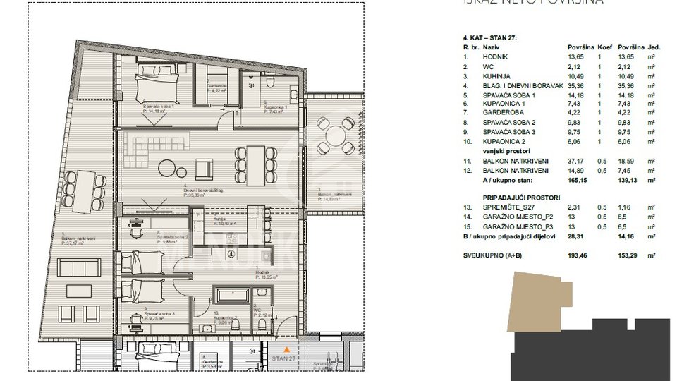 Appartamento, 180 m2, Vendita, Varaždin - Đurek