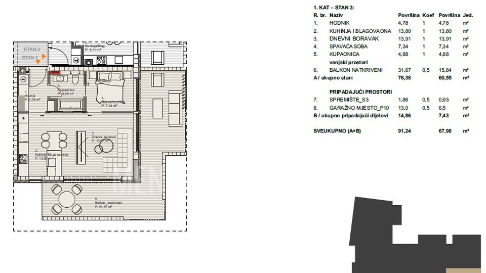 Apartment, 180 m2, For Sale, Varaždin - Đurek