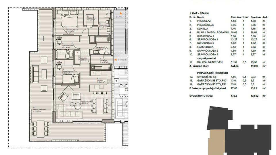Appartamento, 144 m2, Vendita, Varaždin - Đurek
