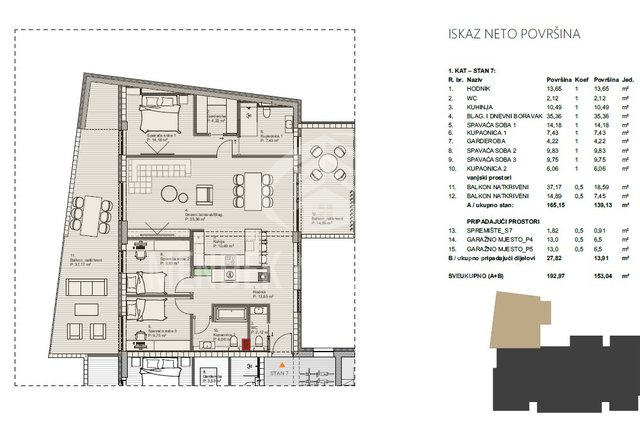 Appartamento, 165 m2, Vendita, Varaždin - Đurek