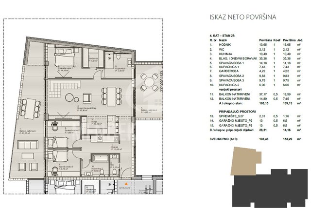 Stanovanje, 165 m2, Prodaja, Varaždin - Centar