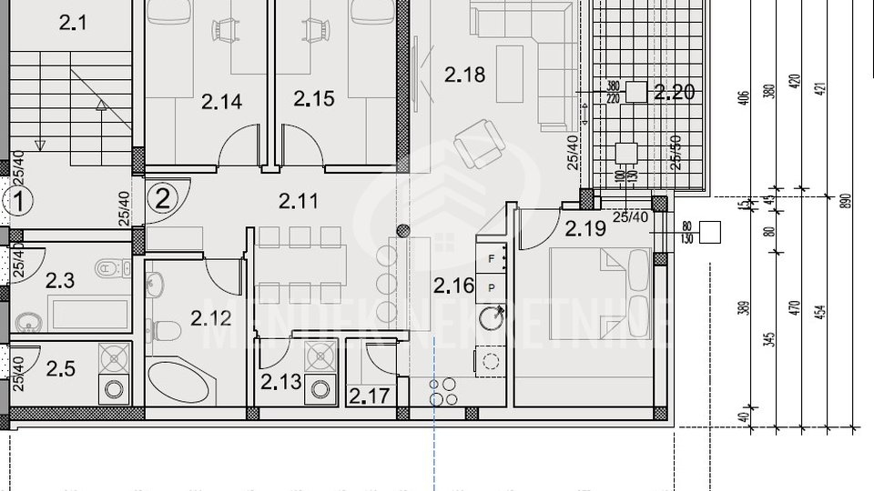 Apartment, 77 m2, For Sale, Varaždin - Centar
