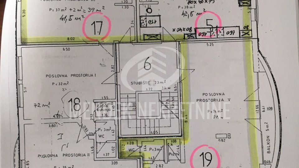 Commercial Property, 72 m2, For Rent, Varaždin - Centar