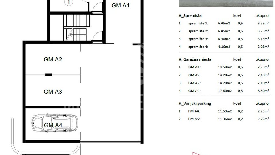 Apartment, 84 m2, For Sale, Podstrana