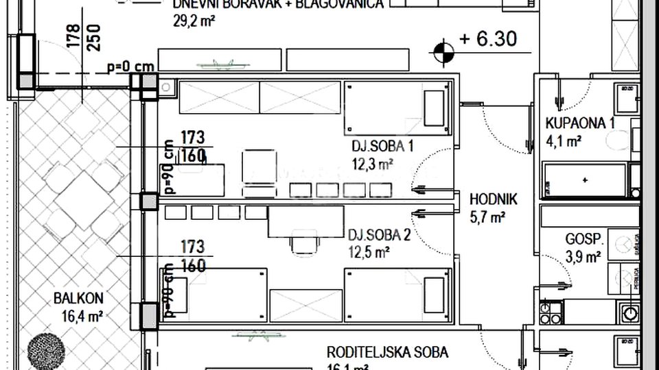 Appartamento, 115 m2, Vendita, Čakovec - Globetka