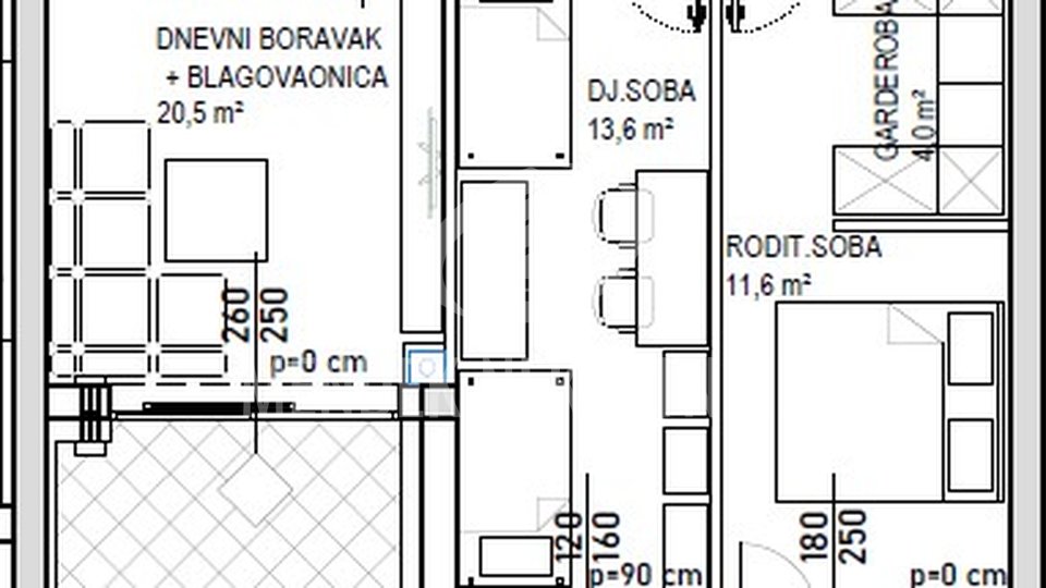 Apartment, 86 m2, For Sale, Čakovec - Globetka