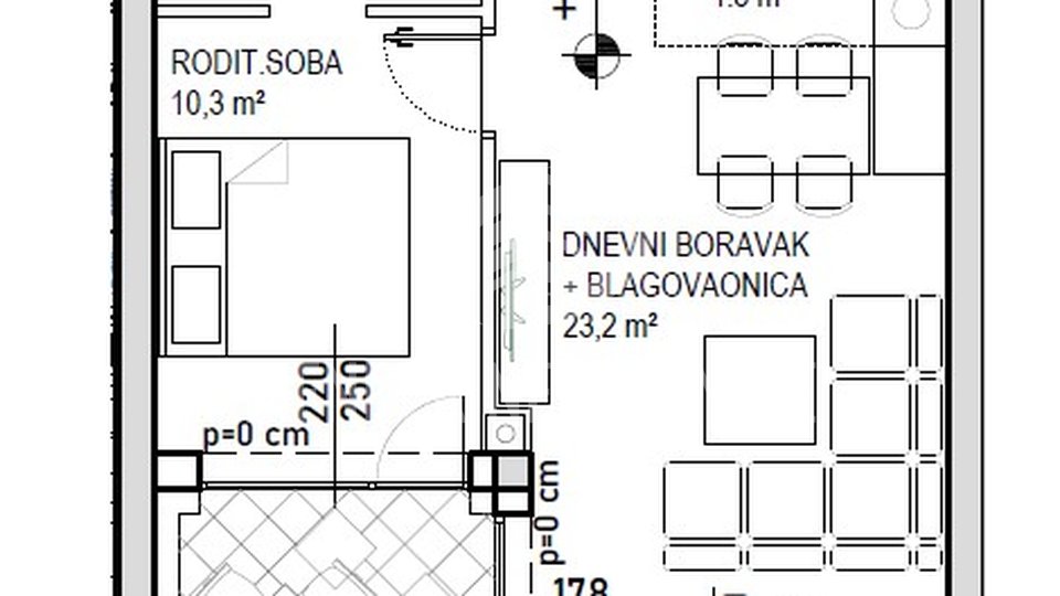 Appartamento, 60 m2, Vendita, Čakovec - Globetka