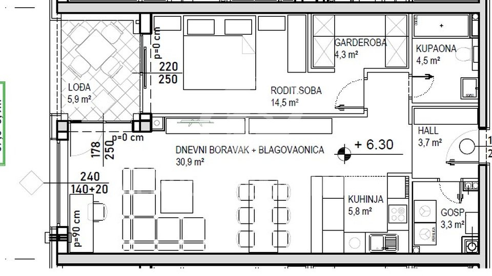 Stanovanje, 71 m2, Prodaja, Čakovec - Globetka