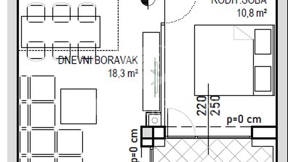Appartamento, 64 m2, Vendita, Čakovec - Globetka