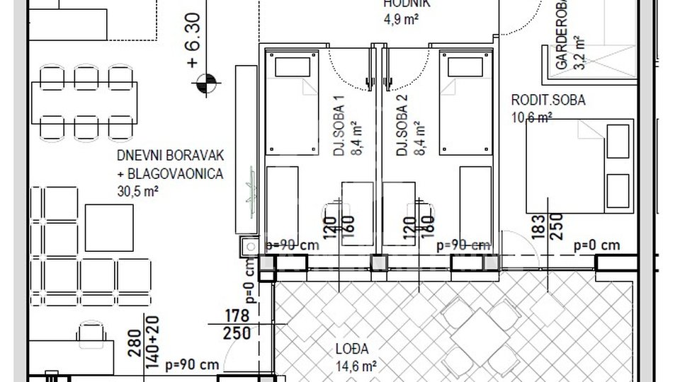 Wohnung, 99 m2, Verkauf, Čakovec - Globetka