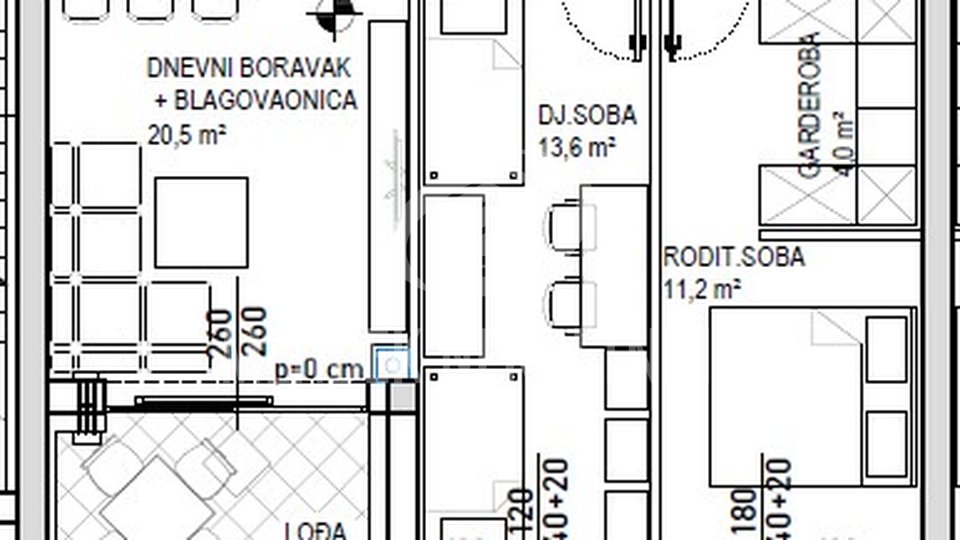 Appartamento, 76 m2, Vendita, Čakovec - Globetka