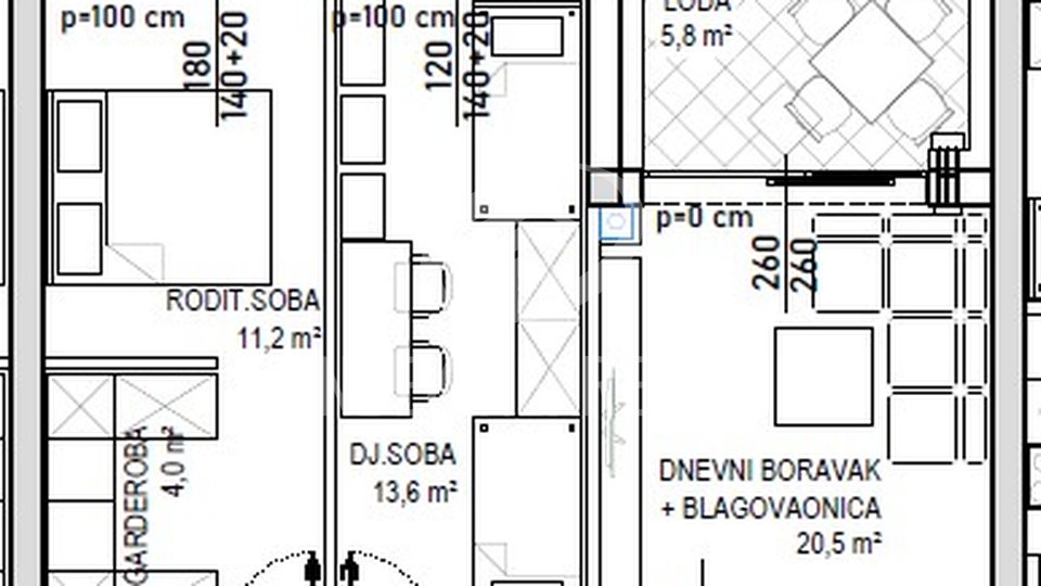 Wohnung, 76 m2, Verkauf, Čakovec - Globetka