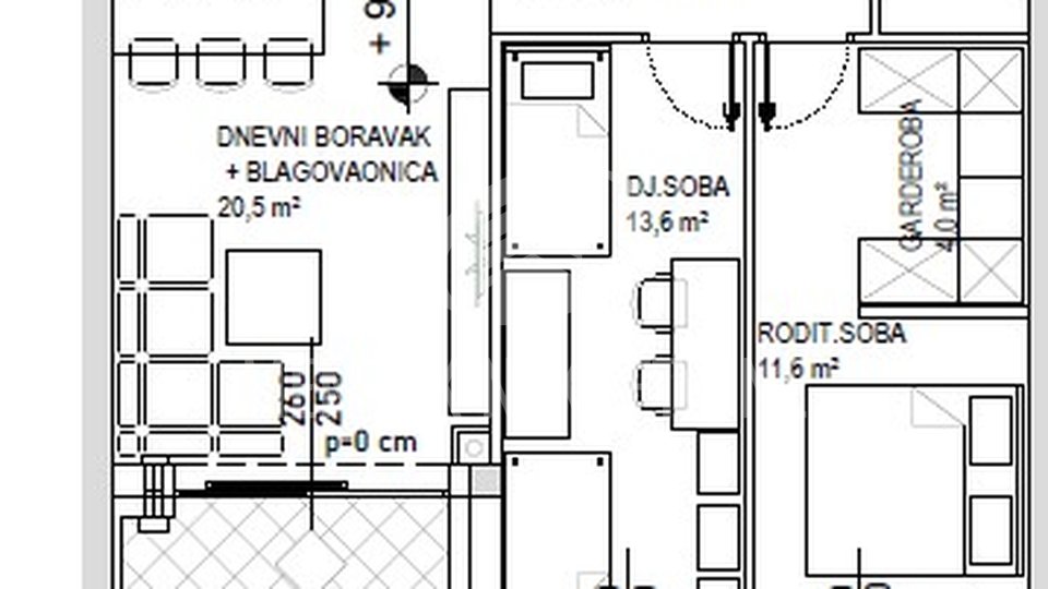 Apartment, 85 m2, For Sale, Čakovec - Globetka