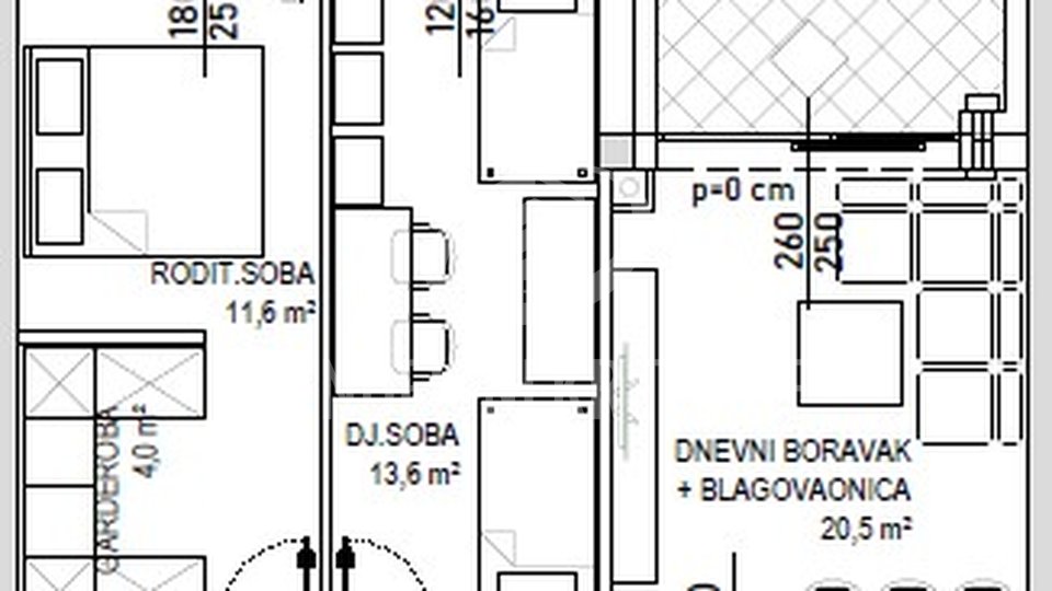 Wohnung, 85 m2, Verkauf, Čakovec - Globetka