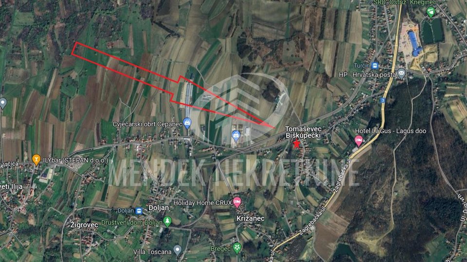 Land, 3001 m2, For Sale, Tomaševec Biškupečki