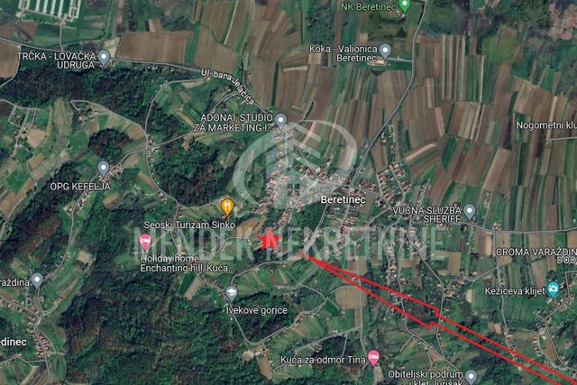 Land, 1237 m2, For Sale, Beretinec
