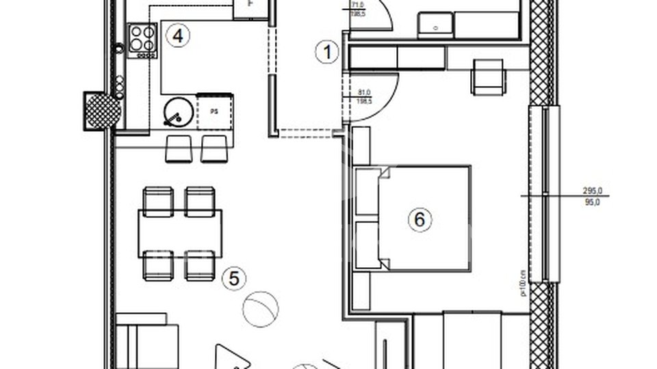 ZAVRŠNA FAZA GRADNJE!  2 soban stan 66 m2, 6. kat, Varaždin, prodaja