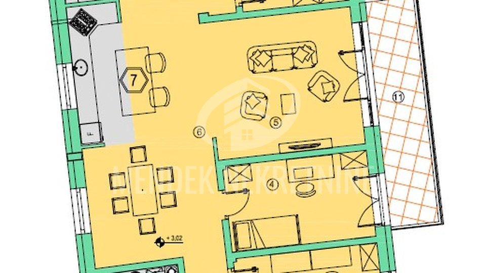 Apartment, 117 m2, For Sale, Varaždin - Centar