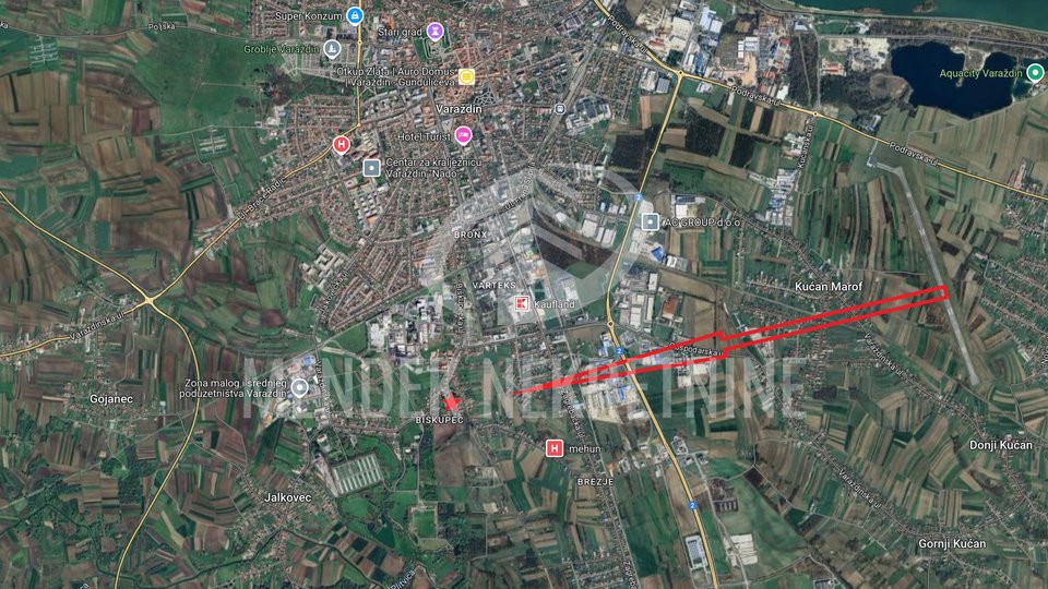 Land, 15632 m2, For Sale, Varaždin - Biškupec