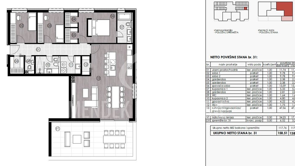 Appartamento, 138 m2, Vendita, Varaždin - Grabanica