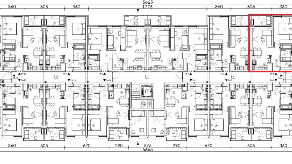 Prilika u pretprodaji! 2 soban stan 44 m2, 4. kat, Varaždin, Grabanice, prodaja