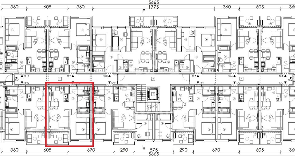 Prilika u pretprodaji! 2 soban stan 44 m2, 3. kat, Varaždin, Grabanice, prodaja