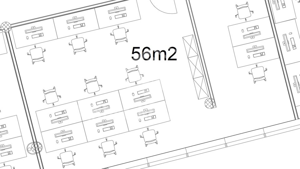 TOP LOKACIJA! EKSKLUZIVNI POSLOVNI PROSTOR, 2. KAT, 56 m2, NOVOGRADNJA, ZAKUP