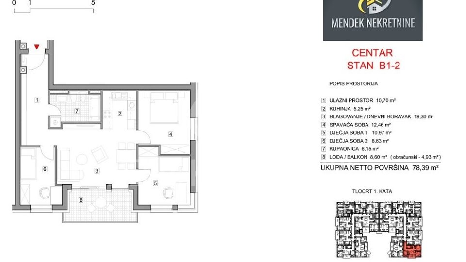 Appartamento, 78 m2, Affitto, Varaždin - Centar