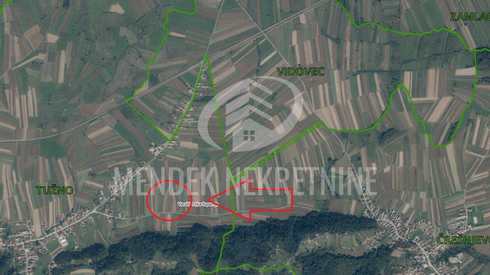 Land, 5657 m2, For Sale, Tužno