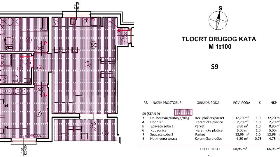 Apartment, 66 m2, For Sale, Varaždin - Centar